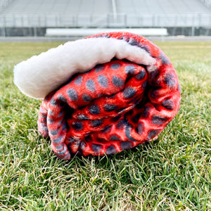Football shaped blanket
